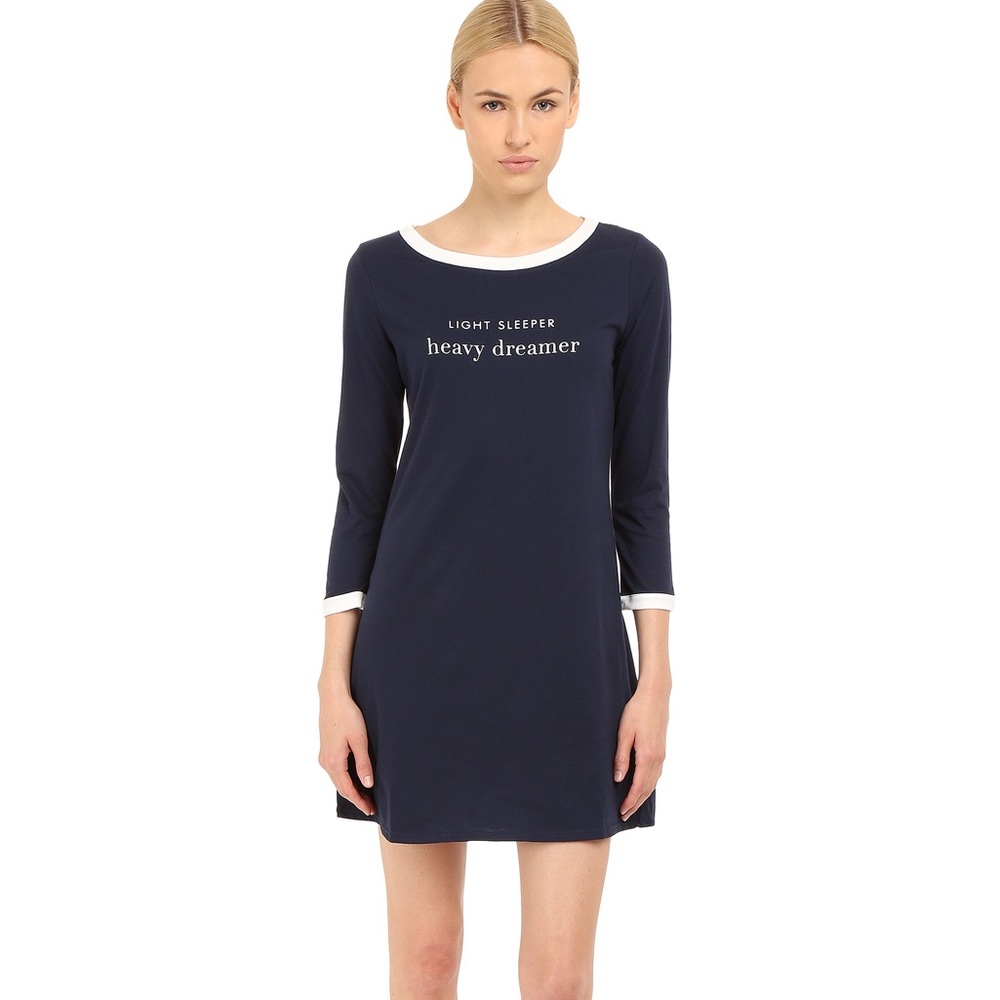 Kate Spade Light Sleeper Heavy Dreamer Sleep Shirt Dress
